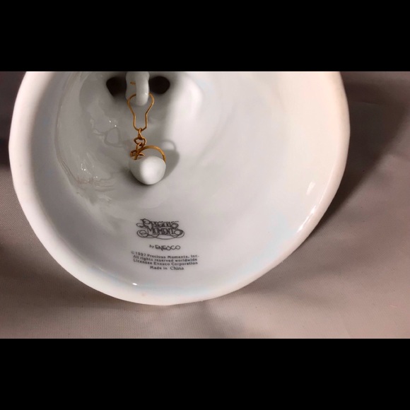 PRECIOUS MOMENTS 1997 Christmas bell perfect - Picture 12 of 16